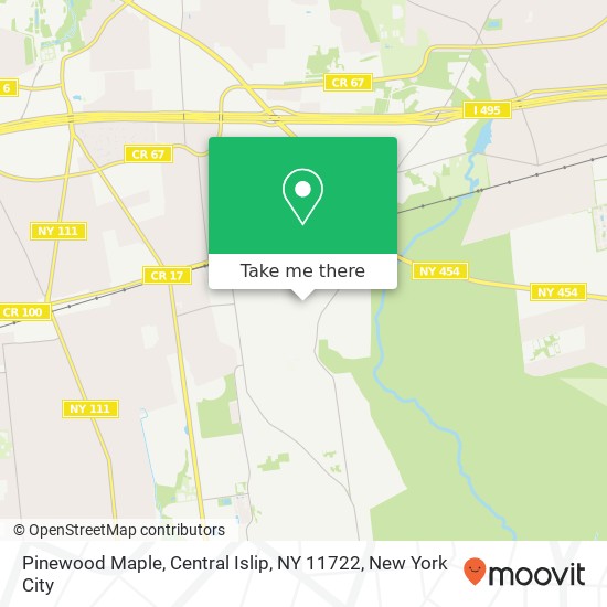 Pinewood Maple, Central Islip, NY 11722 map