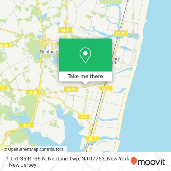 10,RT-35 RT-35 N, Neptune Twp, NJ 07753 map