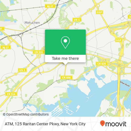 ATM, 125 Raritan Center Pkwy map
