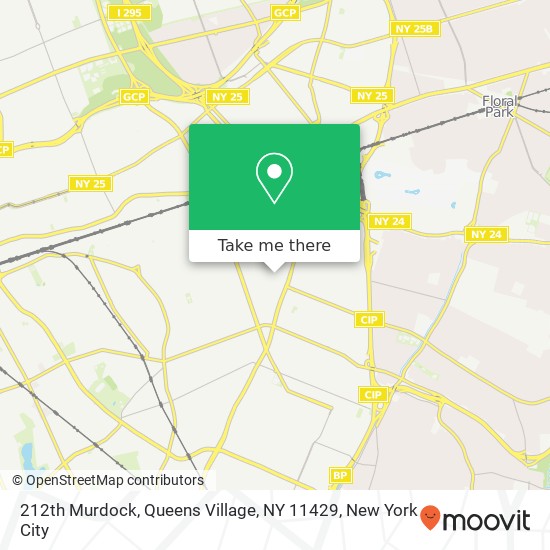 Mapa de 212th Murdock, Queens Village, NY 11429