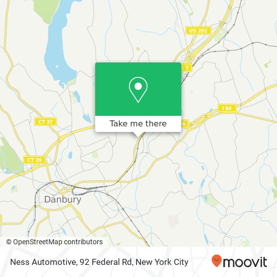 Mapa de Ness Automotive, 92 Federal Rd