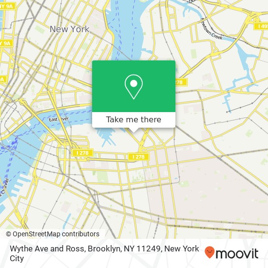 Wythe Ave and Ross, Brooklyn, NY 11249 map