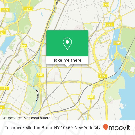 Tenbroeck Allerton, Bronx, NY 10469 map