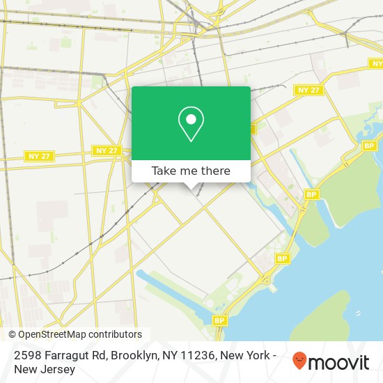 2598 Farragut Rd, Brooklyn, NY 11236 map