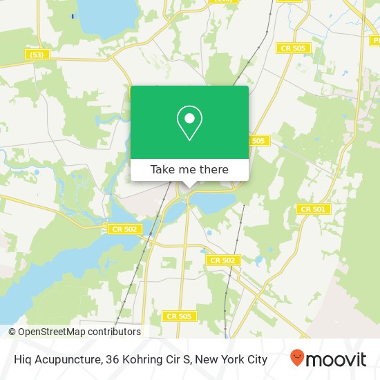 Hiq Acupuncture, 36 Kohring Cir S map