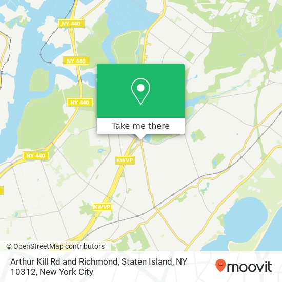 Arthur Kill Rd and Richmond, Staten Island, NY 10312 map
