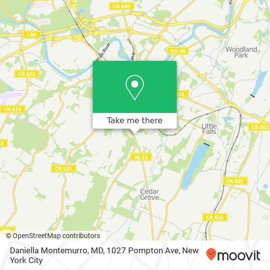 Daniella Montemurro, MD, 1027 Pompton Ave map