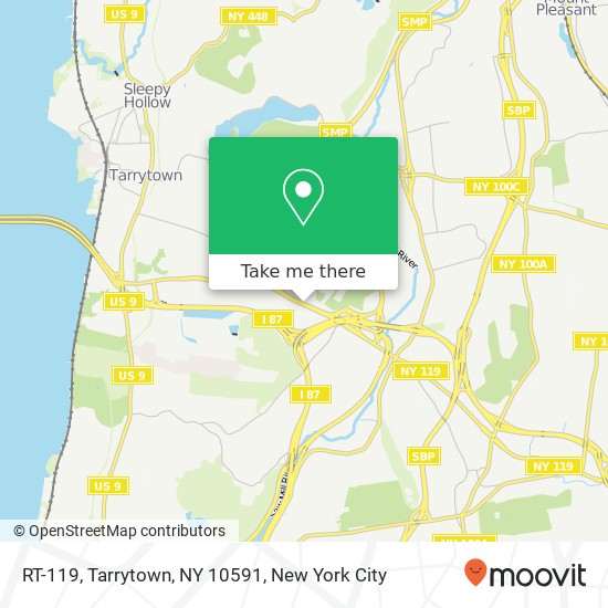 Mapa de RT-119, Tarrytown, NY 10591