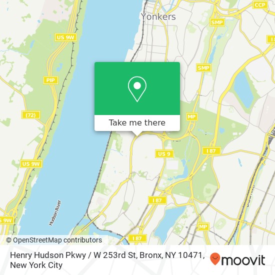 Henry Hudson Pkwy / W 253rd St, Bronx, NY 10471 map