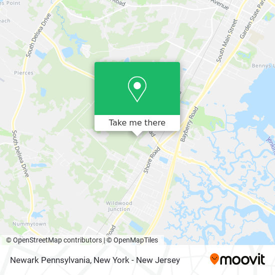 Newark Pennsylvania map