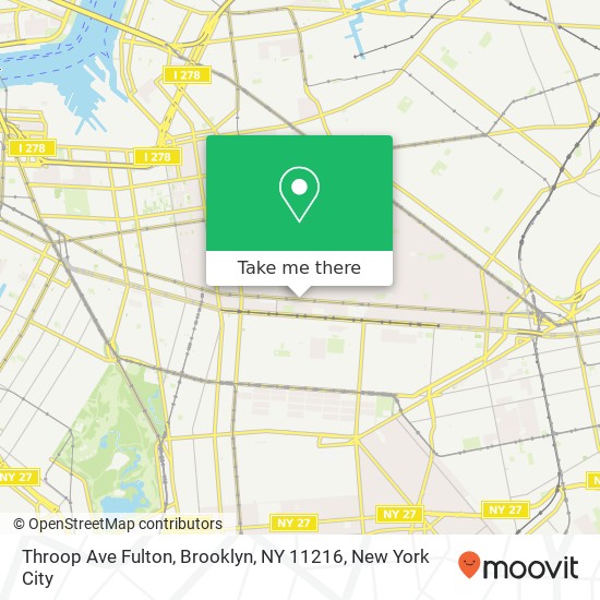 Throop Ave Fulton, Brooklyn, NY 11216 map