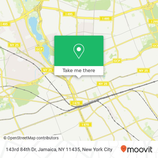 143rd 84th Dr, Jamaica, NY 11435 map