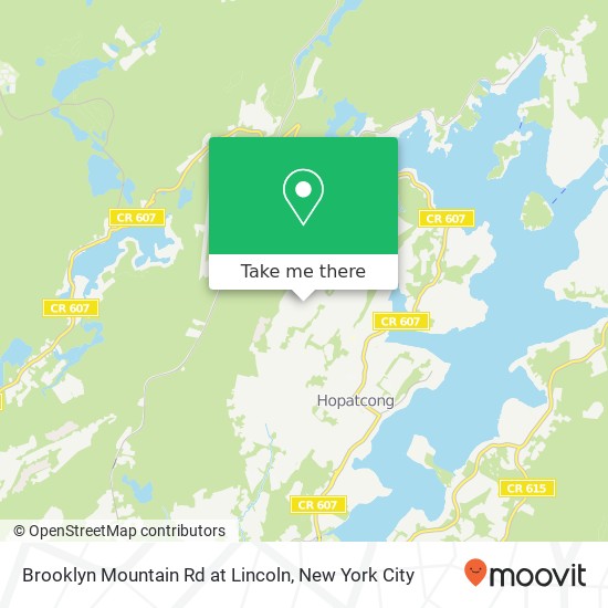 Brooklyn Mountain Rd at Lincoln, Hopatcong, NJ 07843 map