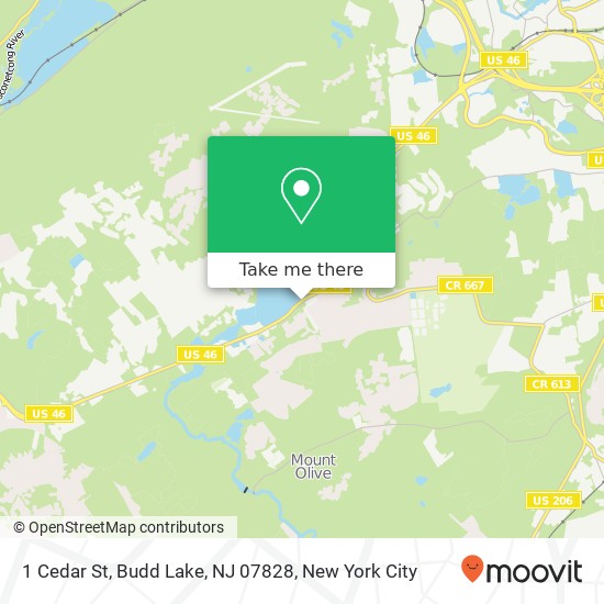 1 Cedar St, Budd Lake, NJ 07828 map