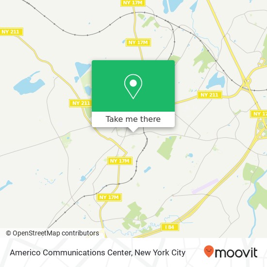Mapa de Americo Communications Center