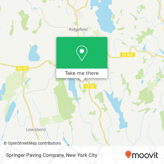 Springer Paving Company map