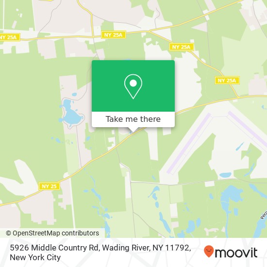 5926 Middle Country Rd, Wading River, NY 11792 map