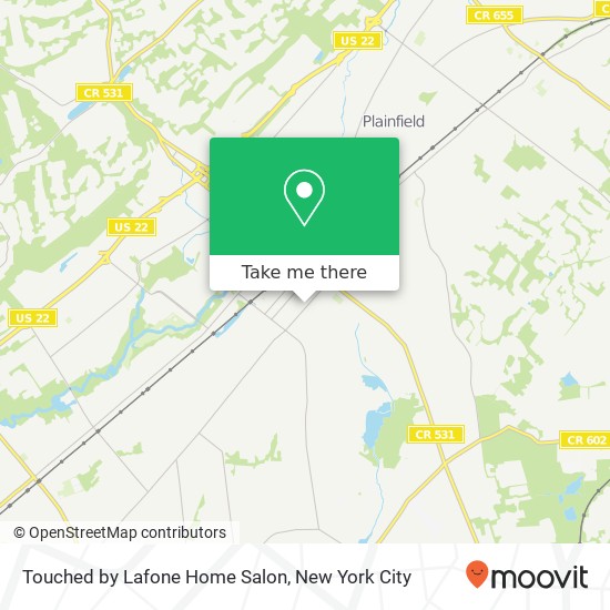 Mapa de Touched by Lafone Home Salon