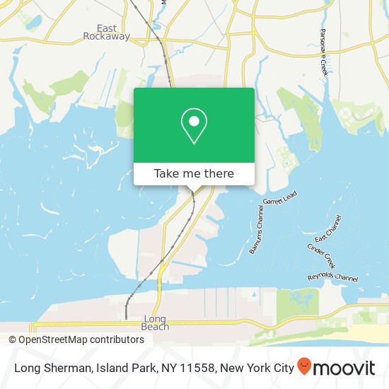 Mapa de Long Sherman, Island Park, NY 11558