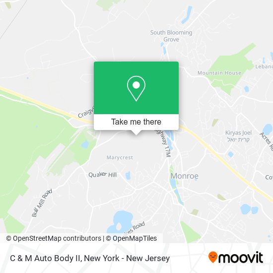 C & M Auto Body II map