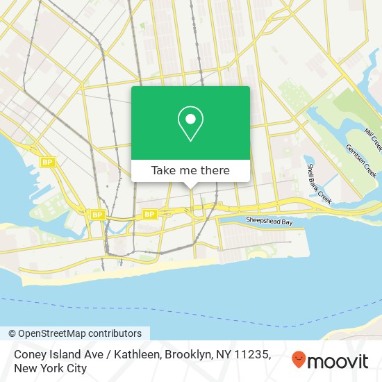 Mapa de Coney Island Ave / Kathleen, Brooklyn, NY 11235