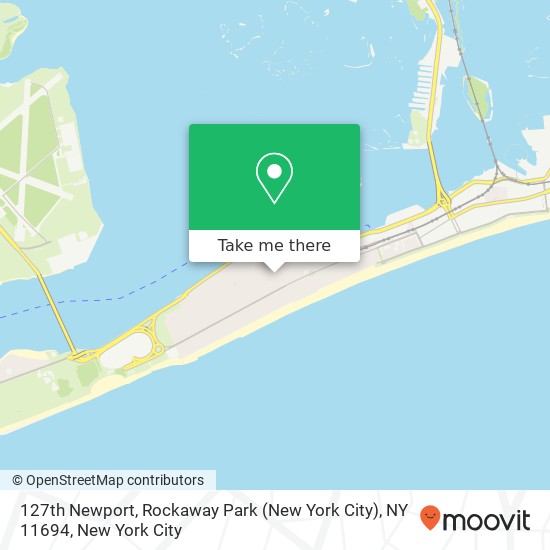Mapa de 127th Newport, Rockaway Park (New York City), NY 11694