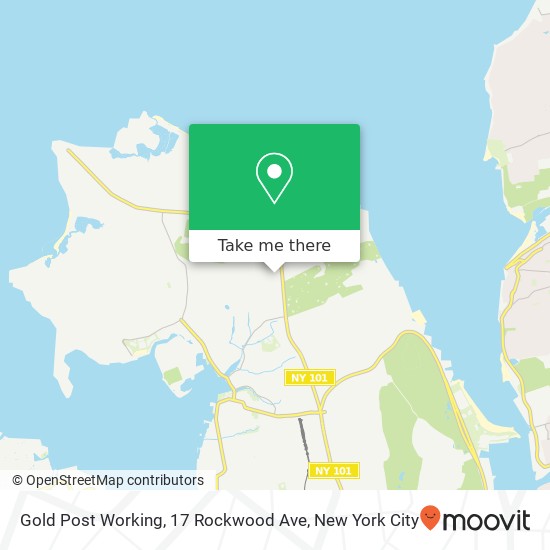Mapa de Gold Post Working, 17 Rockwood Ave