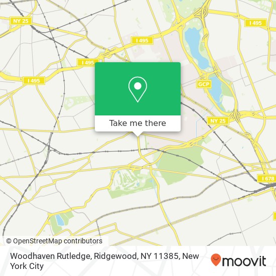 Woodhaven Rutledge, Ridgewood, NY 11385 map