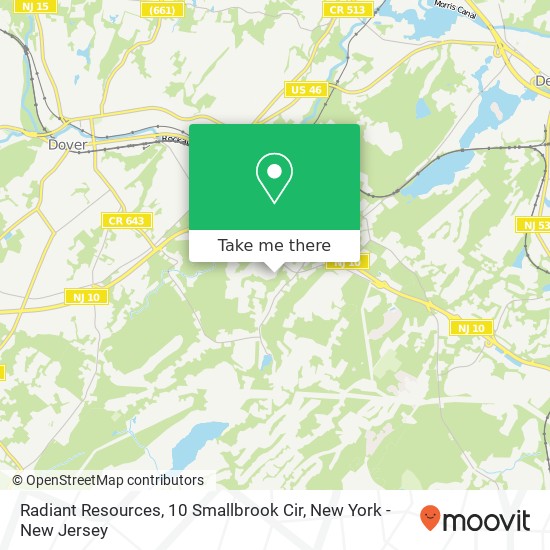 Mapa de Radiant Resources, 10 Smallbrook Cir