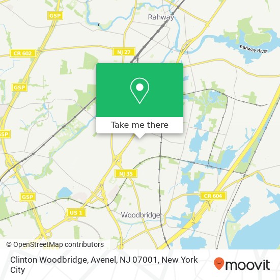 Clinton Woodbridge, Avenel, NJ 07001 map