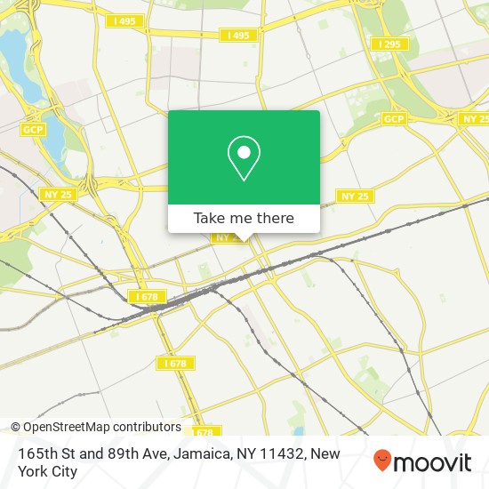 Mapa de 165th St and 89th Ave, Jamaica, NY 11432