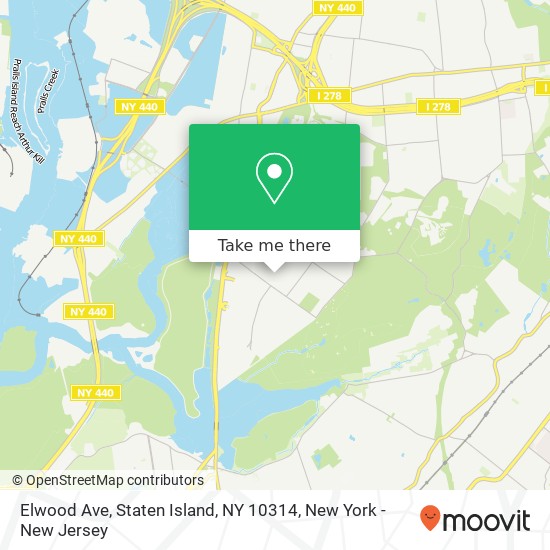 Elwood Ave, Staten Island, NY 10314 map