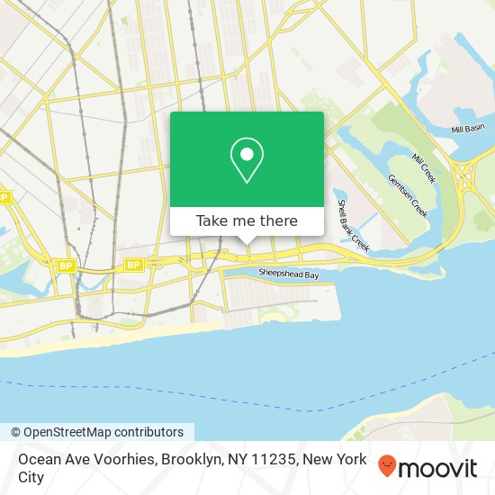 Ocean Ave Voorhies, Brooklyn, NY 11235 map