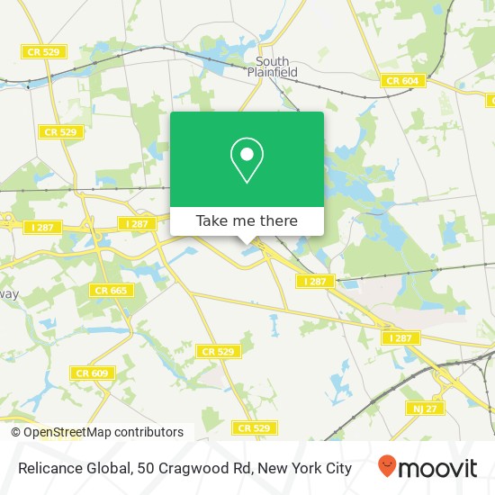 Relicance Global, 50 Cragwood Rd map