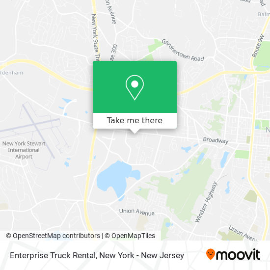 Enterprise Truck Rental map