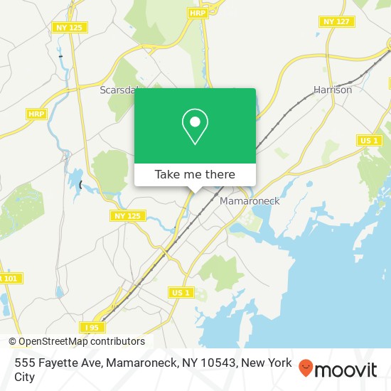 555 Fayette Ave, Mamaroneck, NY 10543 map