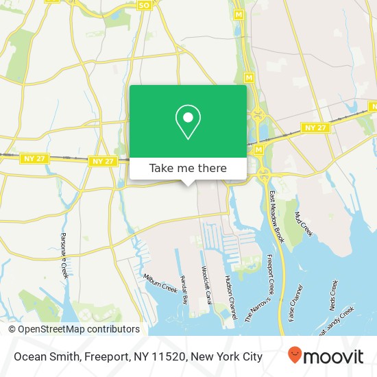 Mapa de Ocean Smith, Freeport, NY 11520