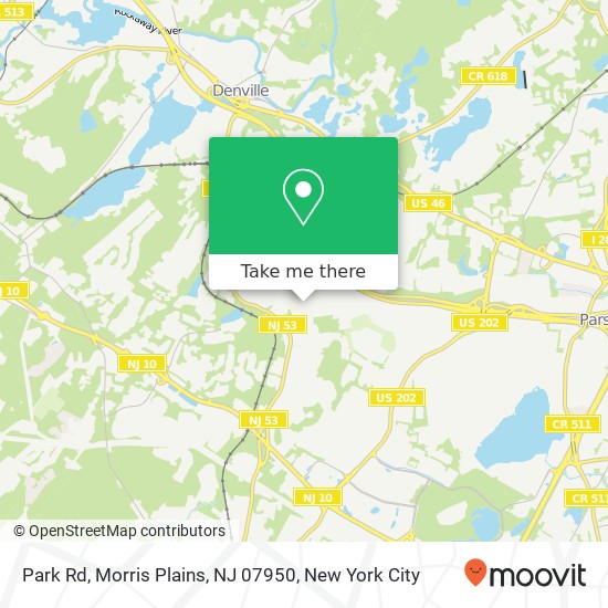 Park Rd, Morris Plains, NJ 07950 map