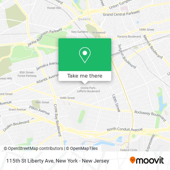 Mapa de 115th St Liberty Ave