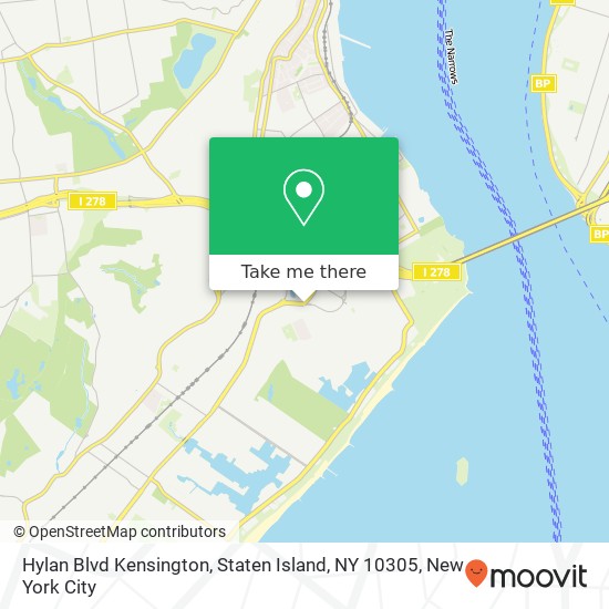 Hylan Blvd Kensington, Staten Island, NY 10305 map