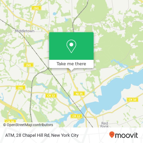 ATM, 28 Chapel Hill Rd map