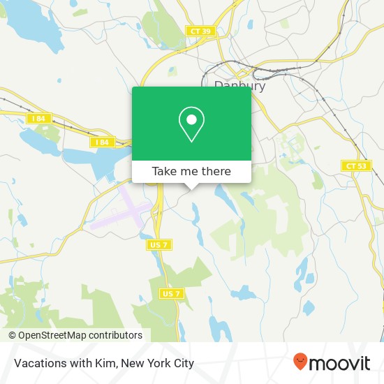 Vacations with Kim map