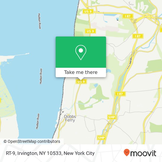 Mapa de RT-9, Irvington, NY 10533