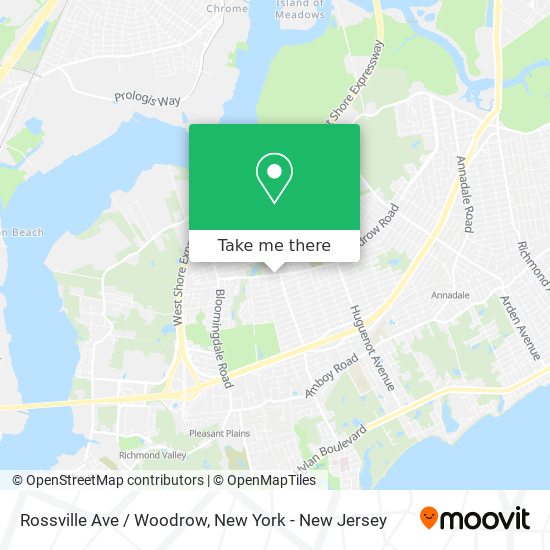 Mapa de Rossville Ave / Woodrow