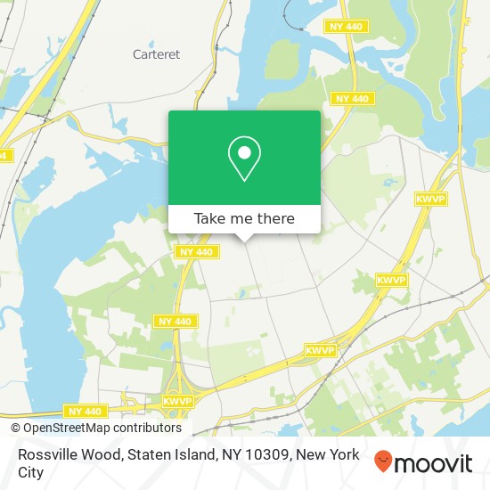 Mapa de Rossville Wood, Staten Island, NY 10309