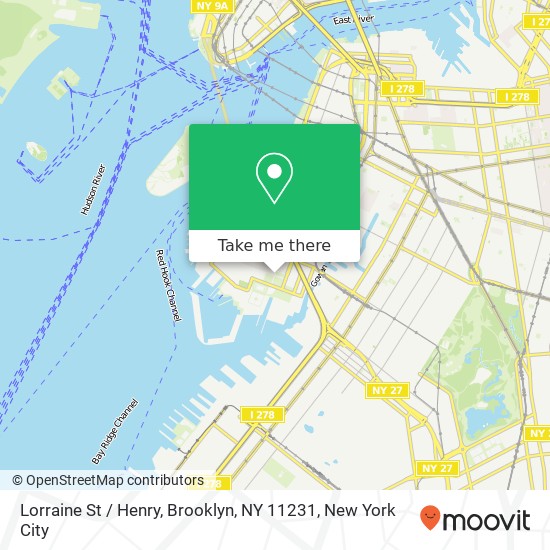 Lorraine St / Henry, Brooklyn, NY 11231 map