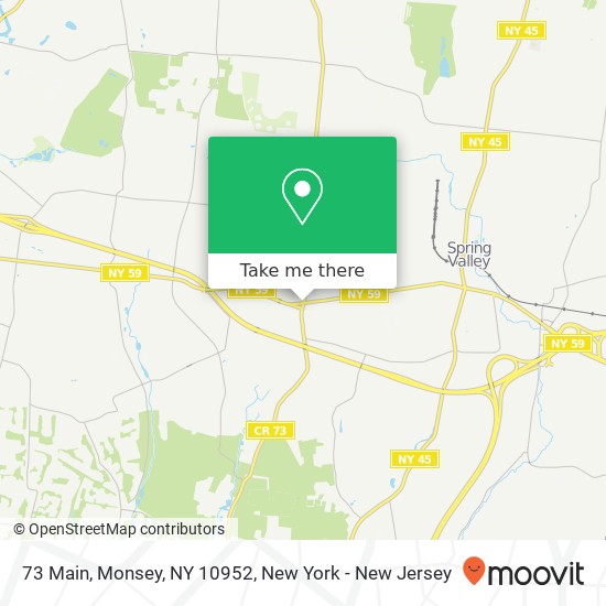 Mapa de 73 Main, Monsey, NY 10952