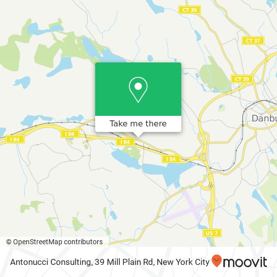 Mapa de Antonucci Consulting, 39 Mill Plain Rd