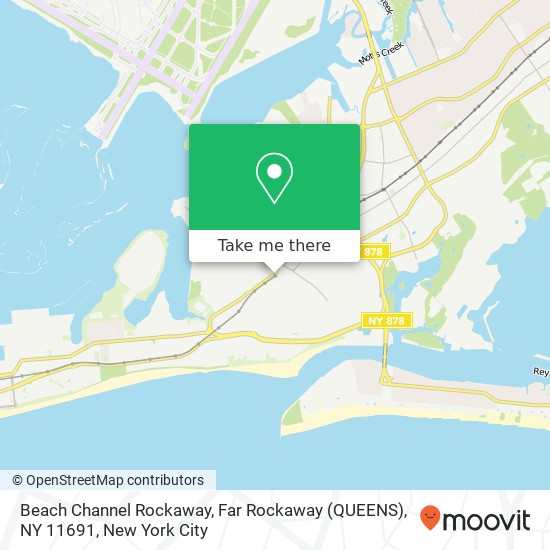 Beach Channel Rockaway, Far Rockaway (QUEENS), NY 11691 map