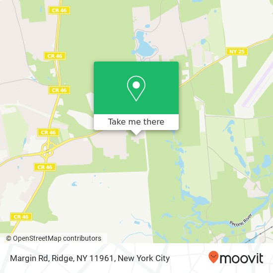 Margin Rd, Ridge, NY 11961 map